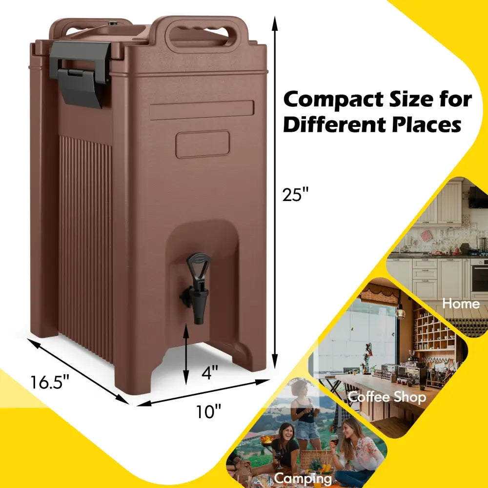 5 Gallon Insulated Beverage Server Dispenser-Coffee - Coffee - Water Dispensers