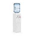 5 Gallons Hot and Cold Water Cooler Dispenser with Child Safety Lock - White - Water Dispensers