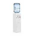 5 Gallons Hot and Cold Water Cooler Dispenser with Child Safety Lock - White - Water Dispensers