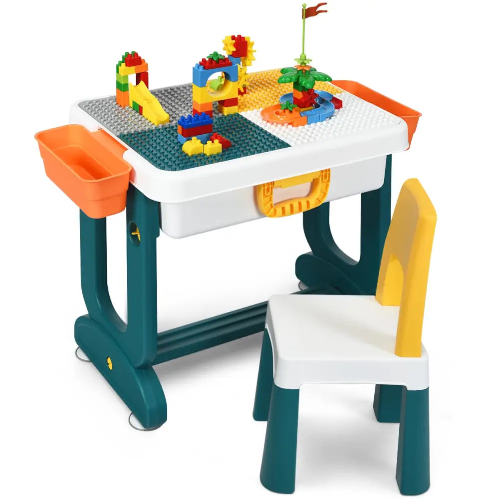 5-in-1 Kids Activity Table Set - White - Kids Table & Chair Sets