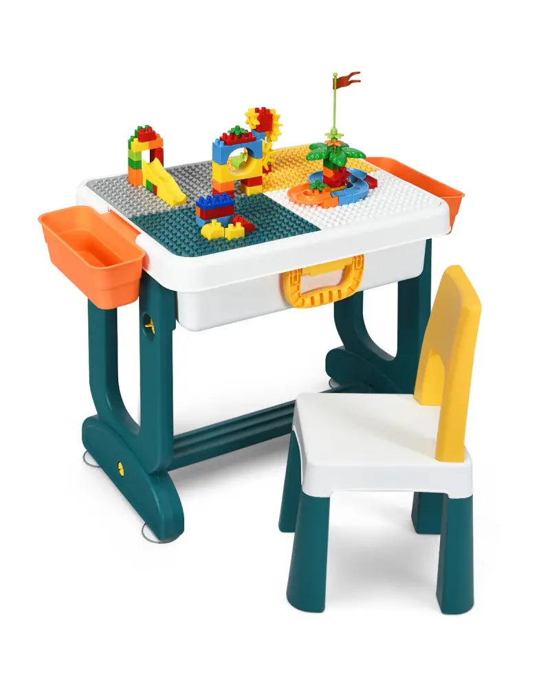 5-in-1 Kids Activity Table Set - White - Kids Table & Chair Sets