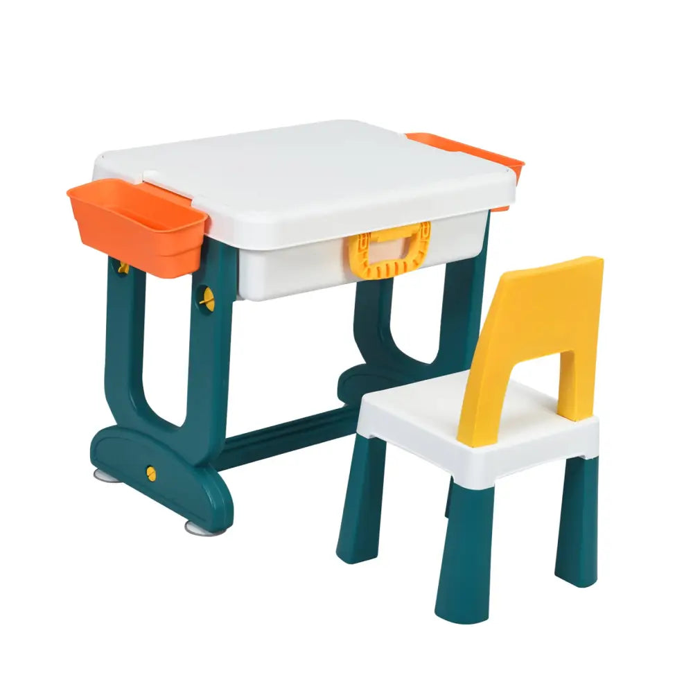 5-in-1 Kids Activity Table Set - White - Kids Table & Chair Sets