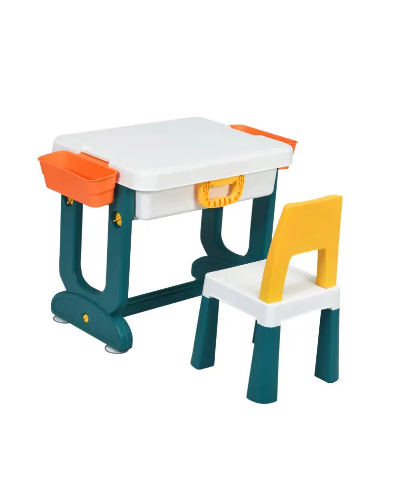 5-in-1 Kids Activity Table Set - White - Kids Table & Chair Sets