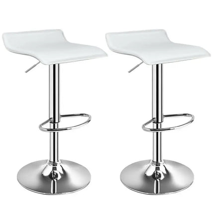 5-Piece Kitchen & Dining Bundle: Adjustable Bar Stools (Set of 2) + Stackable Stools (Set of 6) + Rattan Storage Sideboard Costway