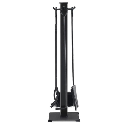 5 Pieces Fireplace Iron Fire Place Tool Set - Black - Fireplace Tools