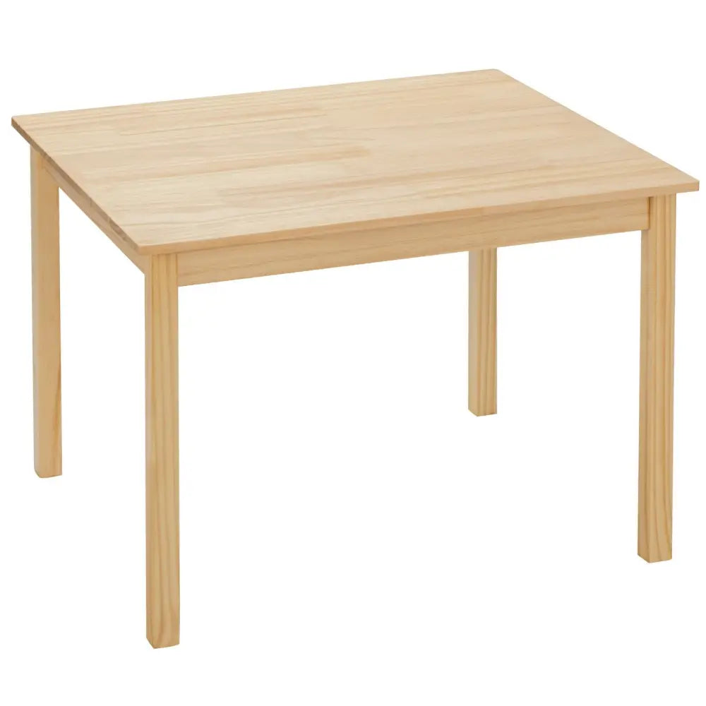 5 Pieces Kids Pine Wood Multicolor Table Chair Set-Multicolor - Multicolor - Kids Table & Chair Sets
