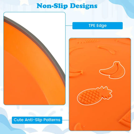 5 Pieces Kids Stepping Stones Stackable Round Indoor Outdoor-Multicolor - Multicolor - Outdoor Play
