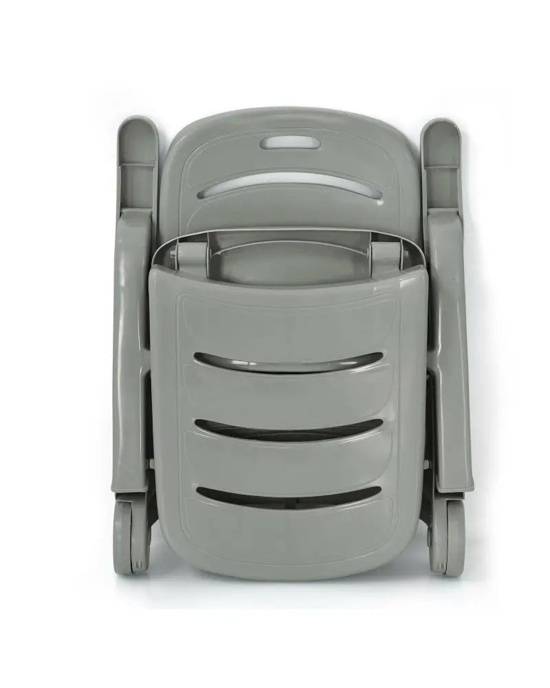 5 Position Adjustable Folding Lounger Chaise Chair-Gray - Gray - Outdoor Chaise Lounges