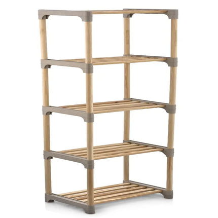 5-Tier Bookshelf with Open Shelves for Home Office and Bathroom-5-Tier Costway