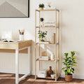 5-Tier Bookshelf with Open Shelves for Home Office and Bathroom-5-Tier - Bookcases
