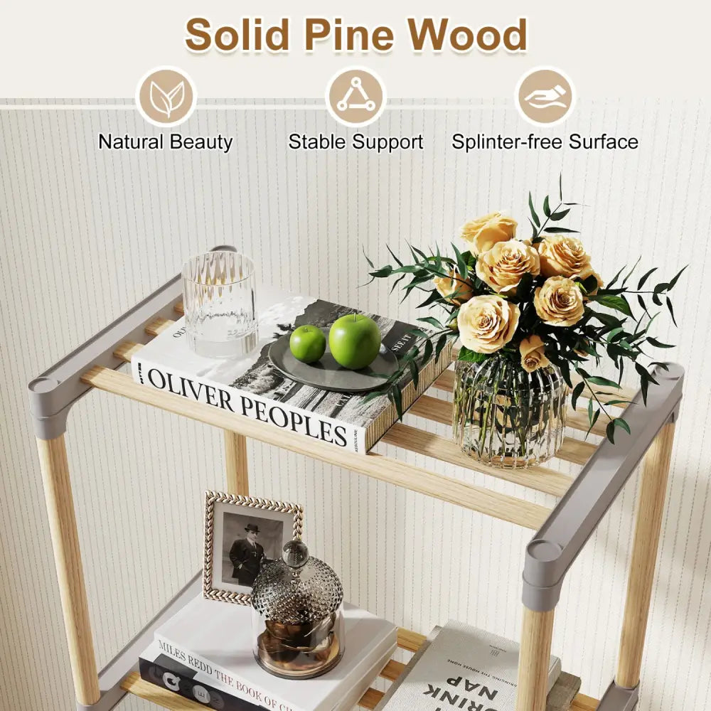 5-Tier Bookshelf with Open Shelves for Home Office and Bathroom-5-Tier - Bookcases