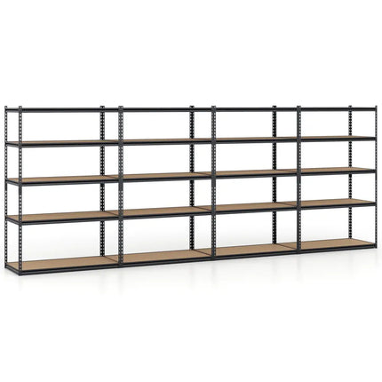 5-Tier Garage Shelving Unit 2200 LBS Heavy Duty Adjustable Utility Rack-Set of 2 - Garages