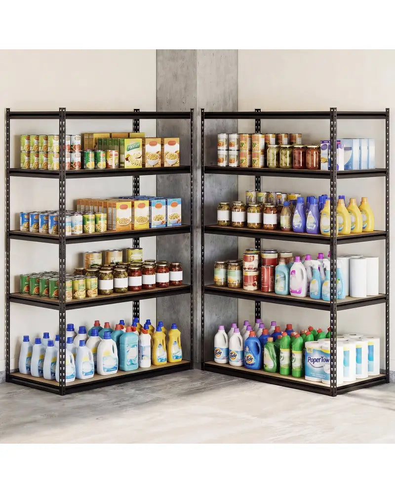 5-Tier Garage Shelving Unit 2200 LBS Heavy Duty Adjustable Utility Rack-Set of 3 - Garages