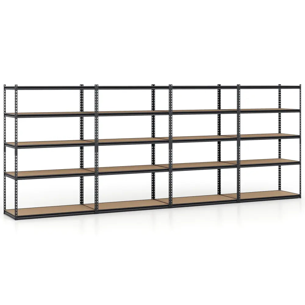 5-Tier Garage Shelving Unit 2200 LBS Heavy Duty Adjustable Utility Rack-Set of 4 - Garages