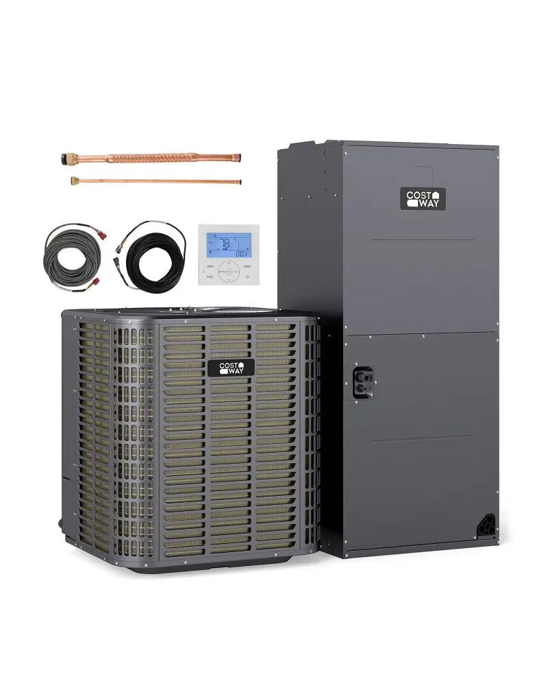 5 Ton 17 SEER2 High-Performance Heat Pump System (Operates down to -15°C) - Gray - Heat Pumps