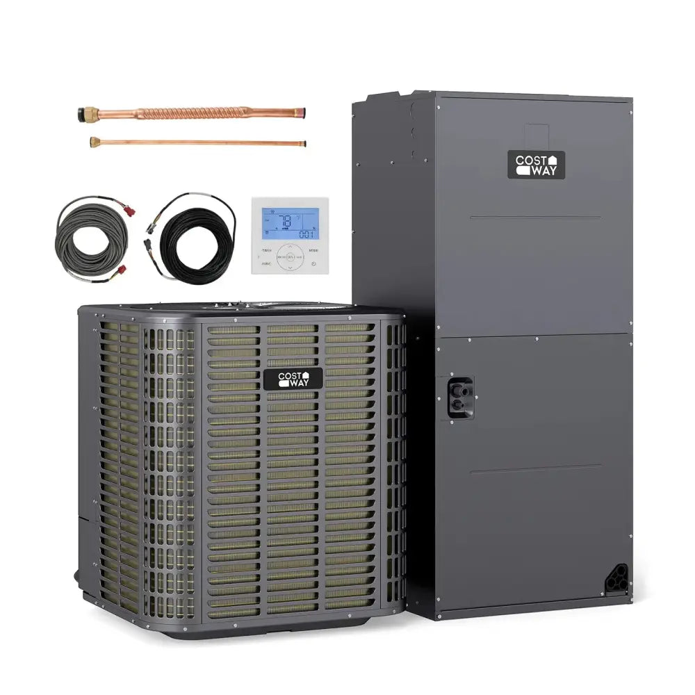 5 Ton 17 SEER2 High-Performance Heat Pump System (Operates down to -15°C) Costway
