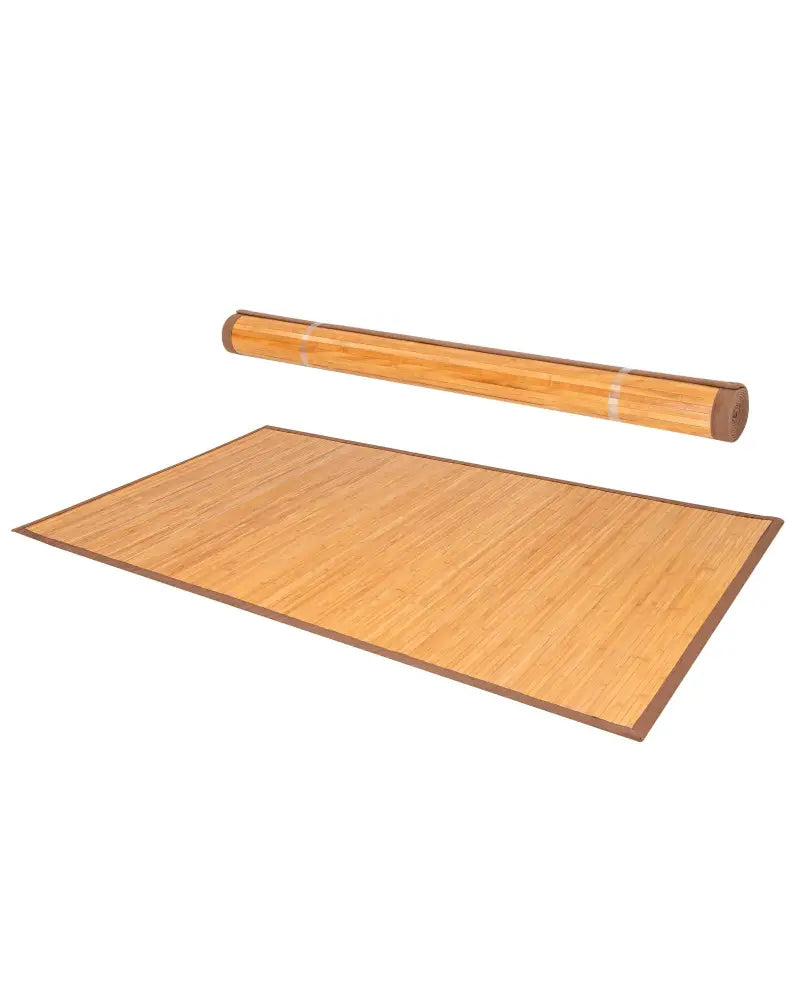 5 x 8 Feet Bamboo Floor Mat with Anti-Slip Backing for Living Room Bedroom - Rugs