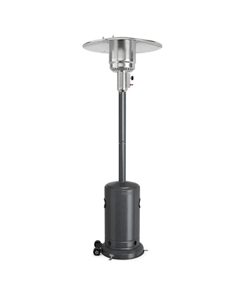 50000BTU Garden Propane Standing LP Gas Steel Accessories Heater-Gray - Gray - Patio Heaters