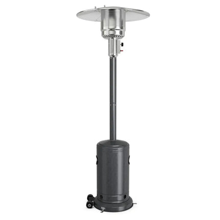 50000BTU Garden Propane Standing LP Gas Steel Accessories Heater-Gray - Gray - Patio Heaters