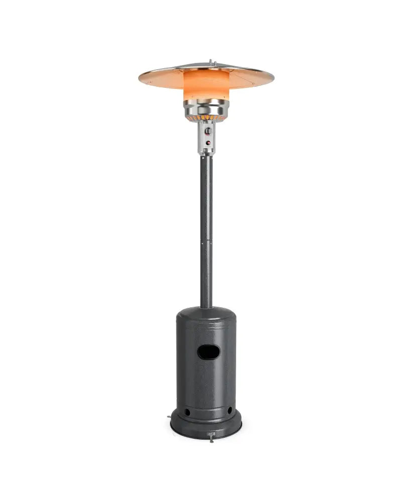 50000BTU Garden Propane Standing LP Gas Steel Accessories Heater-Gray - Gray - Patio Heaters