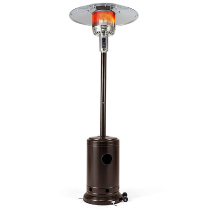 50 000 BTU Patio Propane Gas Heater with Stainless Steel Burner-Bronze