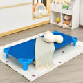 52 Inch x 23 Inch Pack of 6 Kids Stackable Daycare Rest Mat - Blue - Toddler Beds