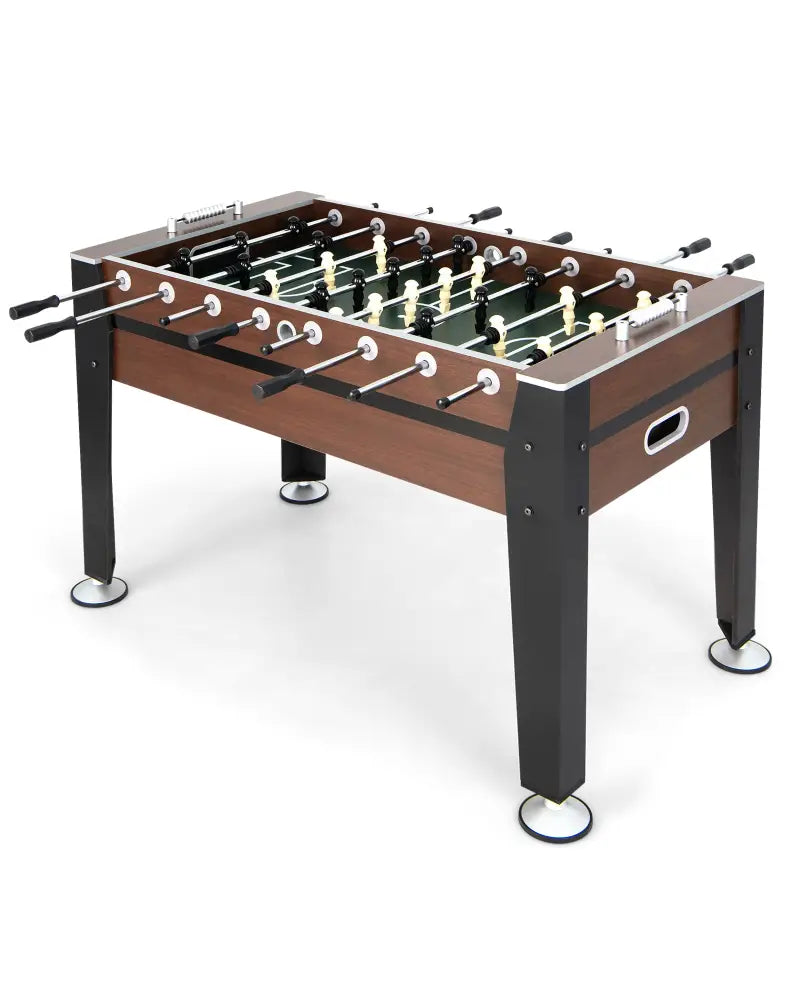 54 Inch Indoor Competition Game Soccer Table - Black - Game Room
