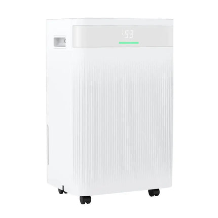 54 Pints Dehumidifier for Home 4500 Sq.Ft Dehumidifier-White Costway