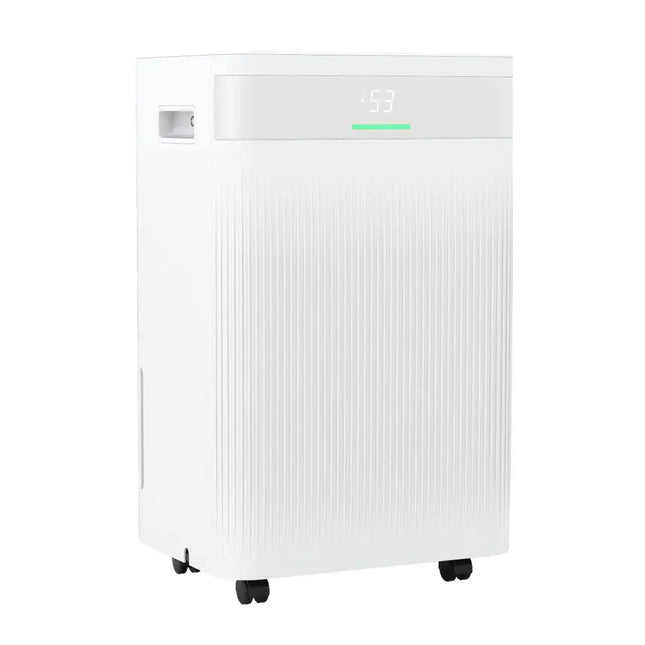54 Pints Dehumidifier for Home 4500 Sq.Ft Dehumidifier-White Costway