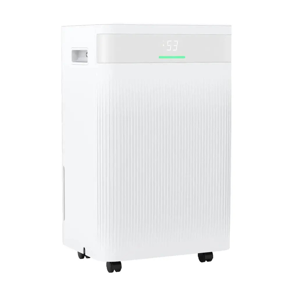 54 Pints Dehumidifier for Home 4500 Sq.Ft Dehumidifier-White Costway