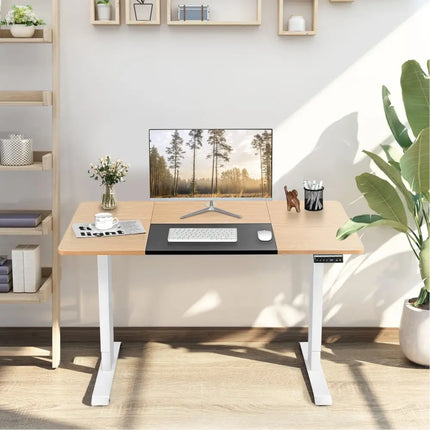 55 x 28 Inch Electric Standing Sit-Stand Height Adjustable Splice Board Costway