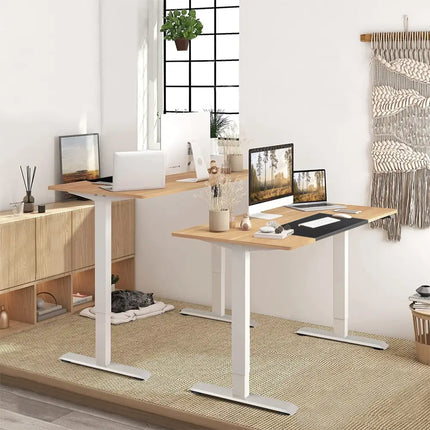 55 x 28 Inch Electric Standing Sit-Stand Height Adjustable Splice Board Costway