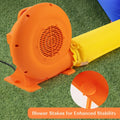 550W Air Blower for Inflatables with 25 feet Wire and GFCI Plug-550W - Orange - Air Blowers
