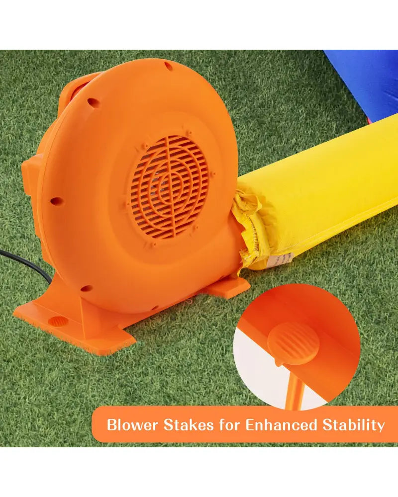 550W Air Blower for Inflatables with 25 feet Wire and GFCI Plug-550W - Orange - Air Blowers
