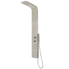 57 Inch Stainless Steel Shower Panel with12 x 8 Head Shower - Shower Systems