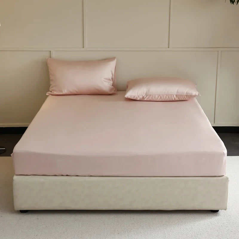 Luxury Natural Silk Fitted Sheet