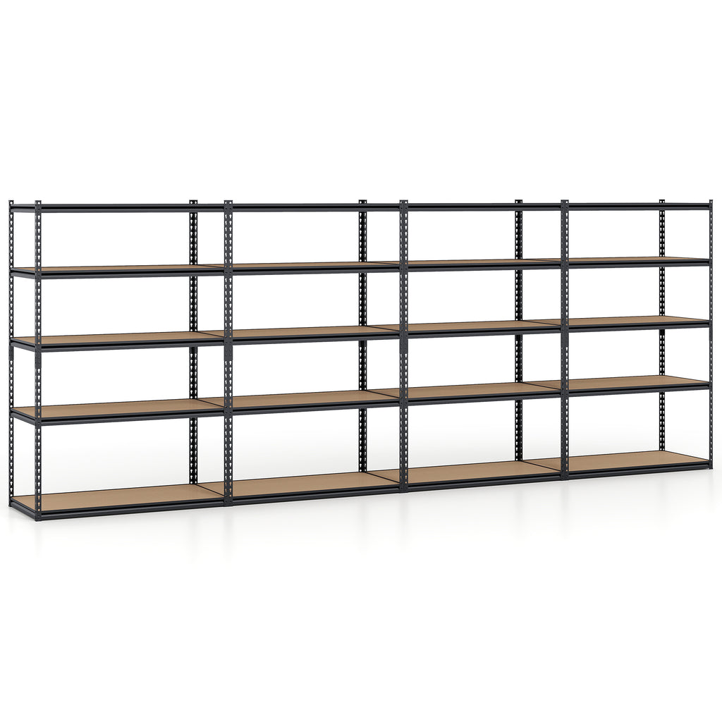 5-Tier Garage Shelving Unit 2200 LBS Heavy Duty Adjustable Utility Rack-Set of 2