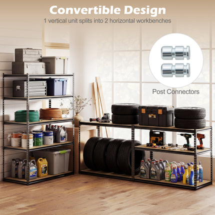 5-Tier Garage Shelving Unit 2200 LBS Heavy Duty Adjustable Utility Rack-1 Piece