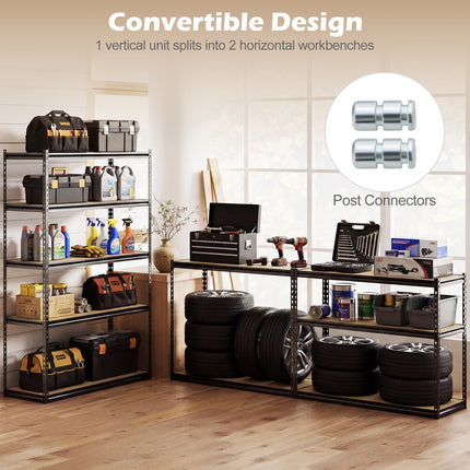 5-Tier Garage Shelving Unit for Warehouse and Basement-1 piece
