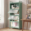 5-Tier Kitchen Baker's Rack with Flip-up PC Doors-Green