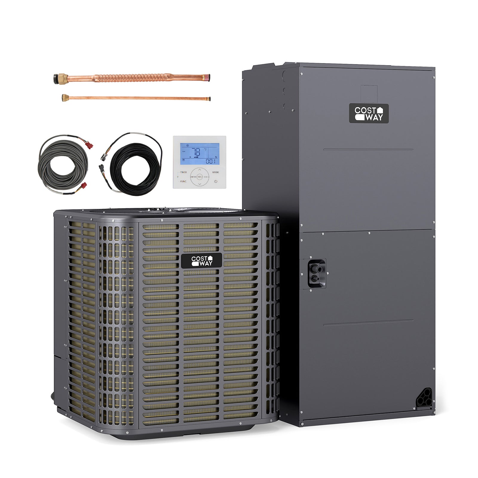 5 Ton 17 SEER2 High-Performance Heat Pump System (Operates down to -15°C)