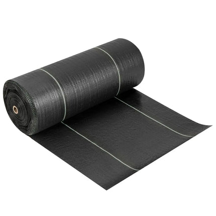 6.5 x 330/4 x 250/6 x 300 Feet Weed Barrier Landscape Fabric-4 ft - Black - Garden Tools