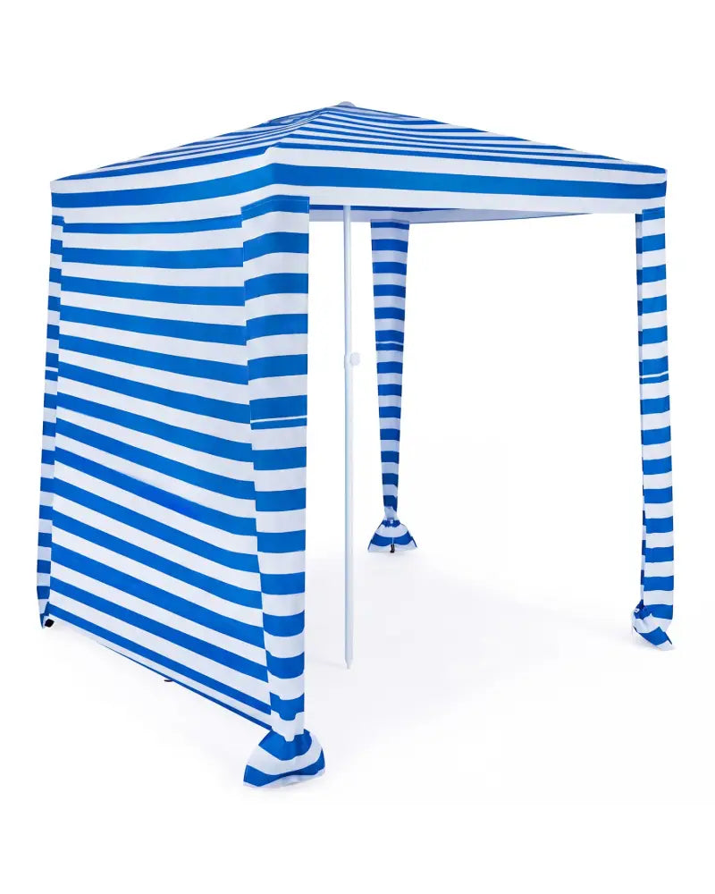 6.6 x 6.6 Feet Foldable and Easy-Setup Beach Canopy With Carry Bag-Navy - Navy - Canopies