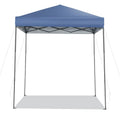 6.6 x 6.6 Feet Outdoor Pop-up Canopy Tent with UPF 50+ Sun Protection-Blue - Blue - Canopies