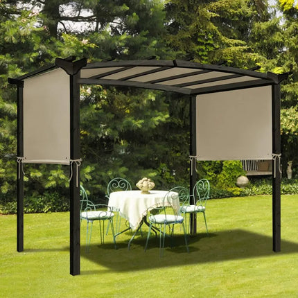 6.7 x 17 Feet Pergola Structure Universal Replacement Canopy Cover - Outdoor Shades