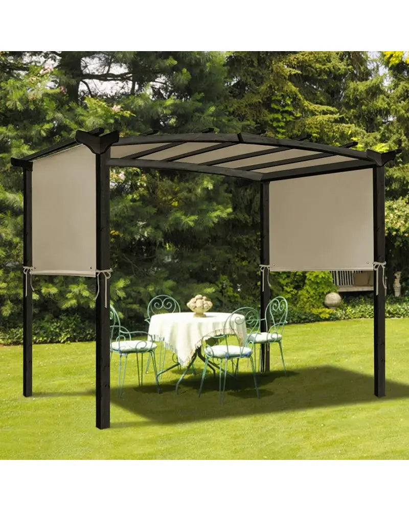 6.7 x 17 Feet Pergola Structure Universal Replacement Canopy Cover - Outdoor Shades