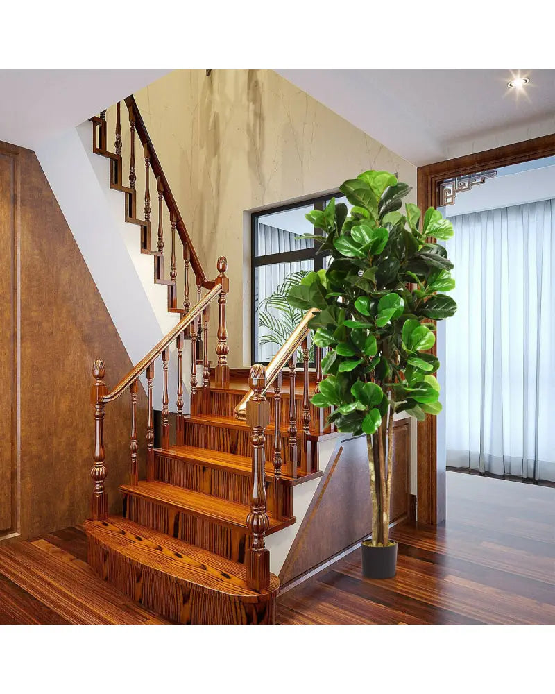 6-Feet Artificial Indoor-Outdoor Home Decorative Planter - Green - Faux Plants