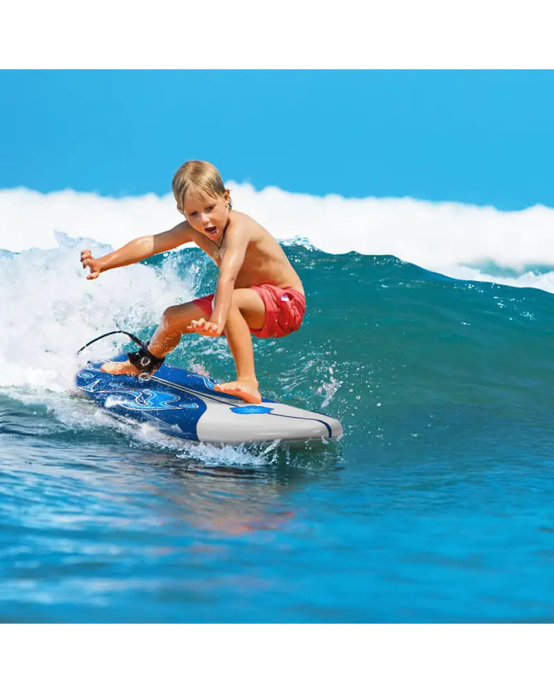 6 Feet Surf Foamie Boards Surfing Beach Surfboard-White - White - Surfing