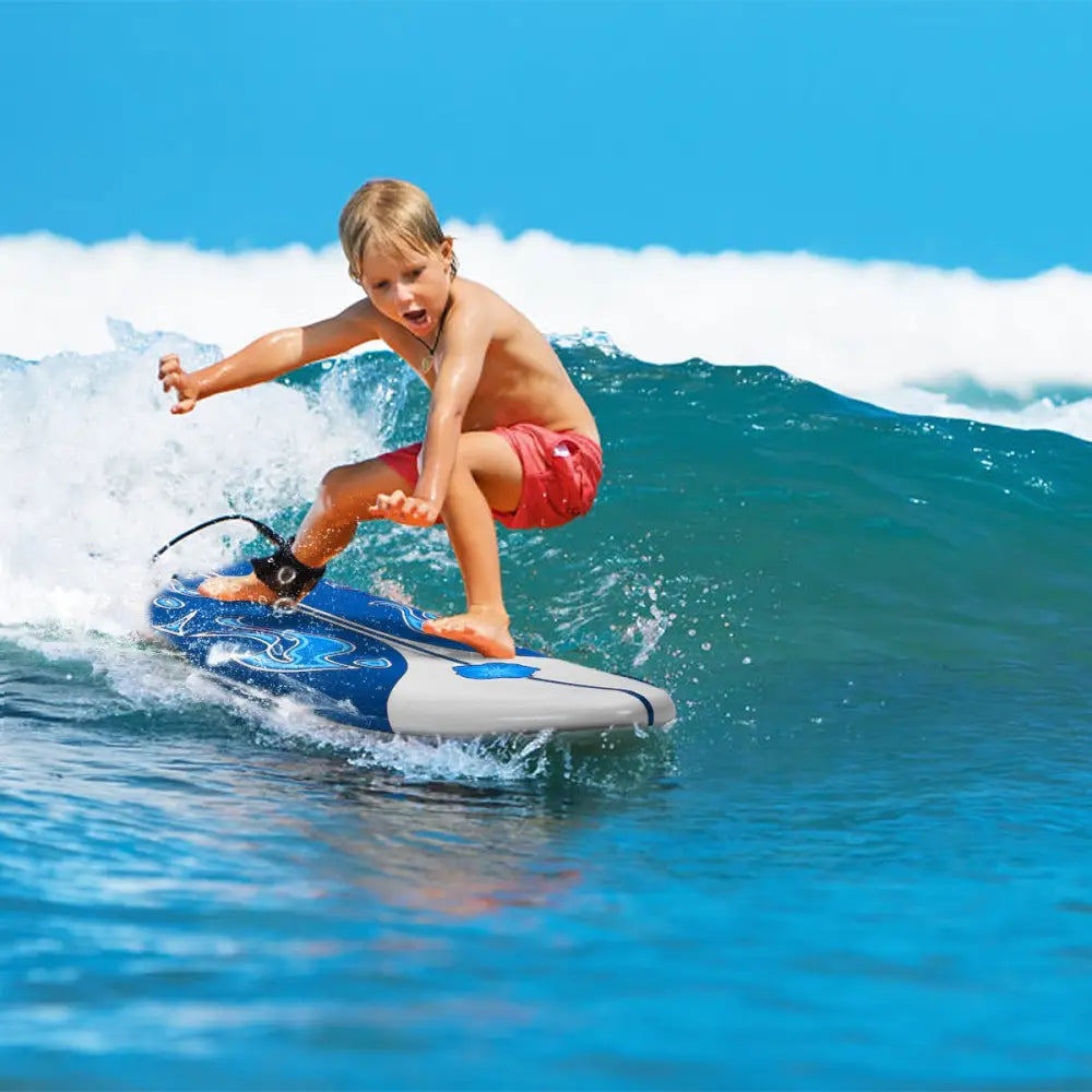 6 Feet Surf Foamie Boards Surfing Beach Surfboard-White - White - Surfing