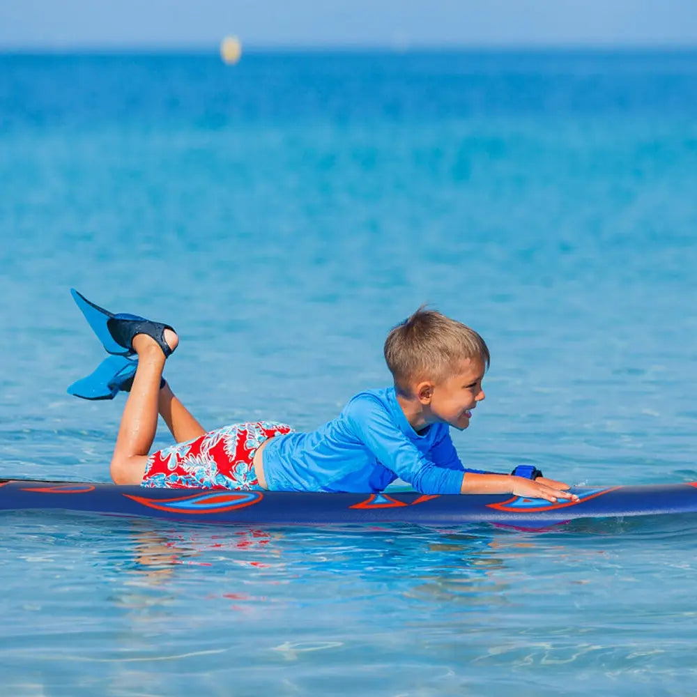 6 Feet Surfboard with 3 Detachable Fins-Red - Red - Surfing